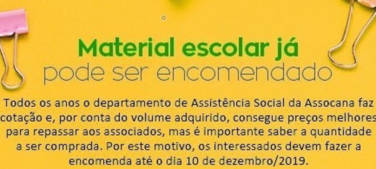 Material Escolar - Clique aqui e saiba mais...