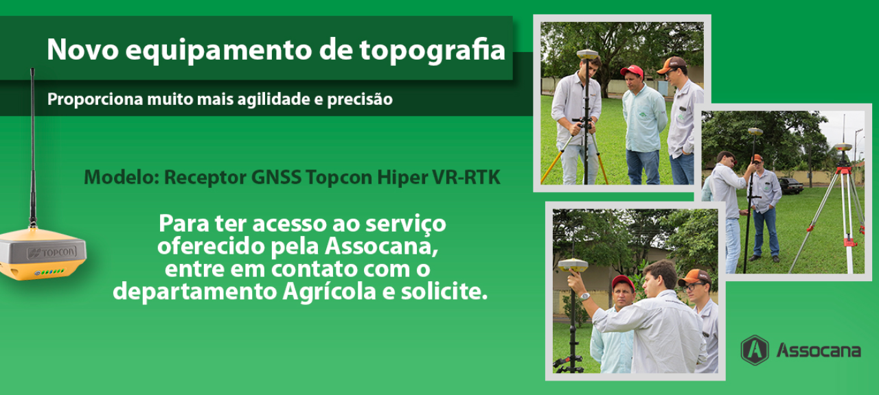Novo equipamento de topografia