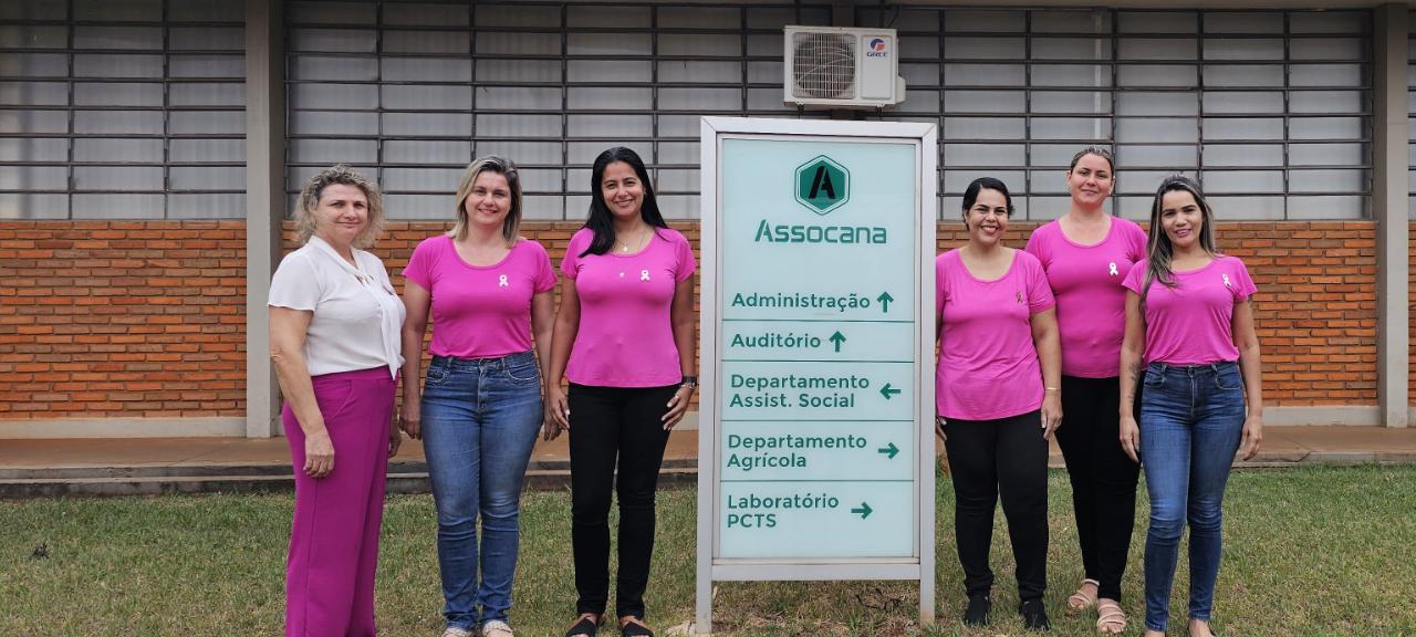 Assocana veste a camisa rosa no mês de outubro