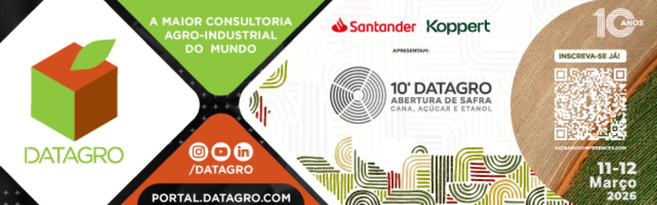 Somos apoiadores oficiais da 10ª DATAGRO Abertura de Safra Cana, Açúcar e Etanol!